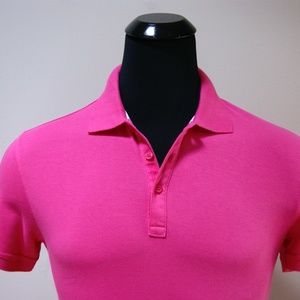 New Hugo Boss Pink Jersey Polo Shirt